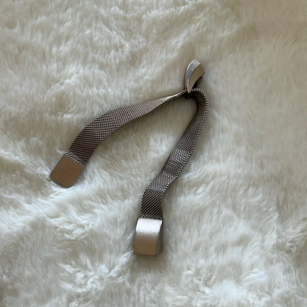 Fitbit Alta rose gold/silver magnetic band